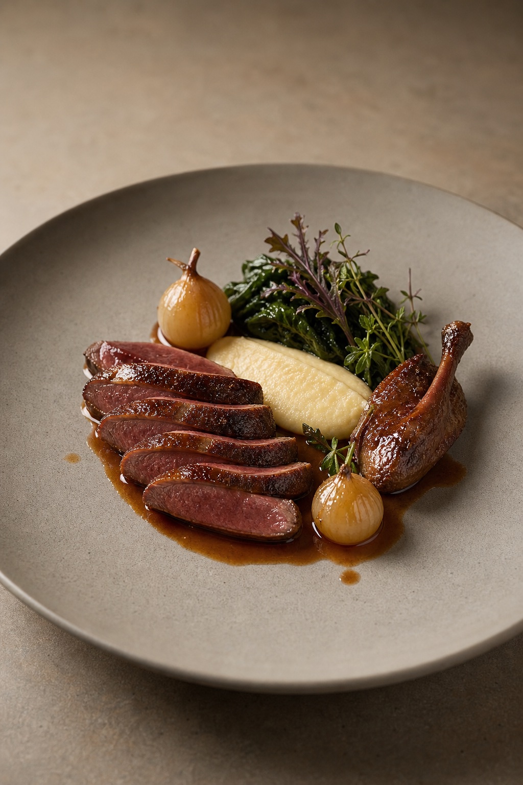 Pigeon rôti